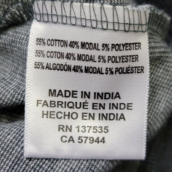 Mizzen Main Performance Stretch Henley Moisture Wicking M Lg Sleeve Hoodie Mens - Picture 10 of 16